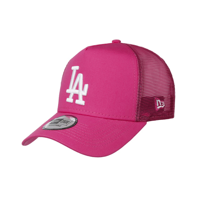 Gorras New Era Los Angeles Dodgers 9FORTY Af MLB League Essential Trucker Dark Red